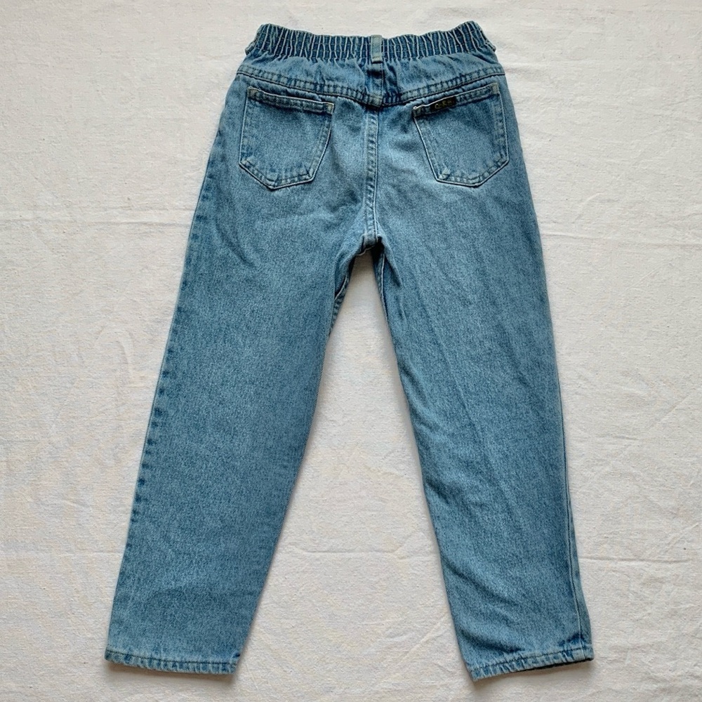 Vintage Oshkosh B’gosh 100% Cotton Blue Jeans / Sturdy Denim Pants / size 7R - Picture 2 of 12